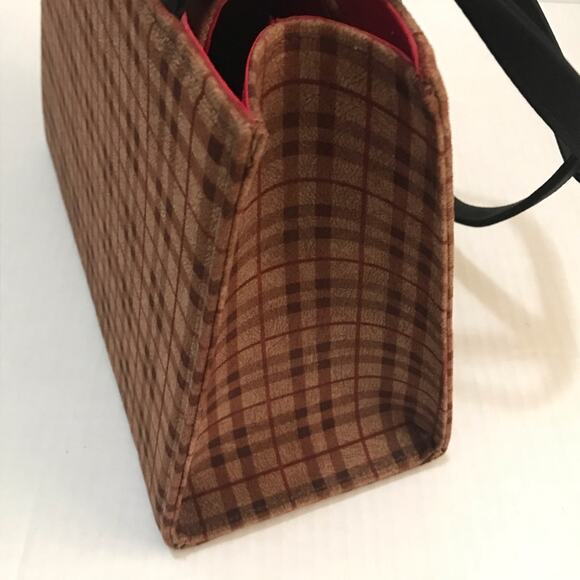 Plaid Pattern Shoulder Bag - Picture 6 of 9